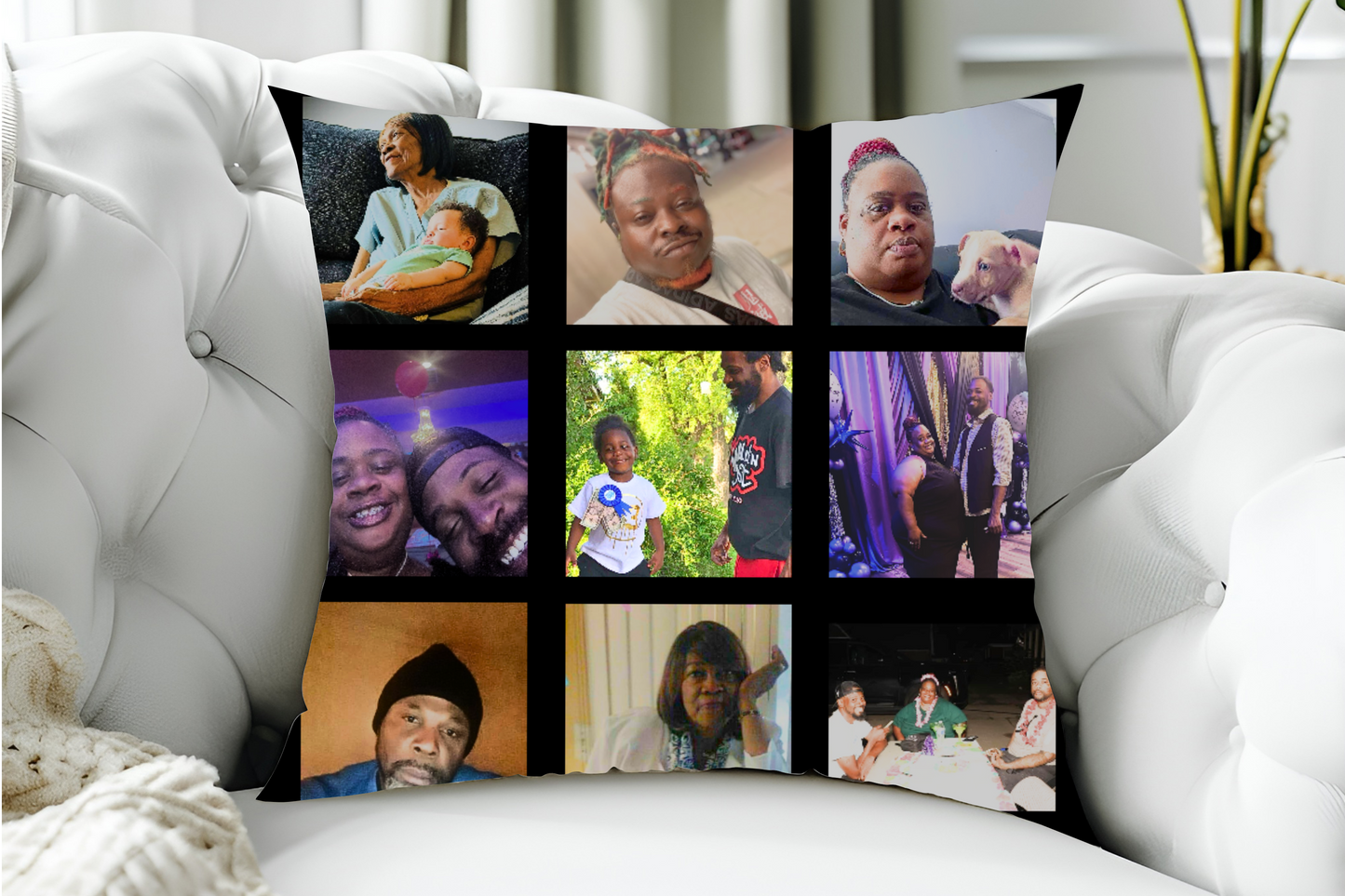 Custom Double-Sided Keepsake Pillow – Designed by You, Made to Remember