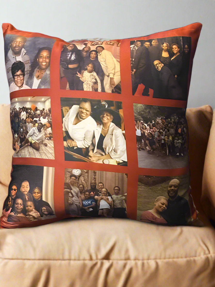 Custom Double-Sided Keepsake Pillow – Designed by You, Made to Remember