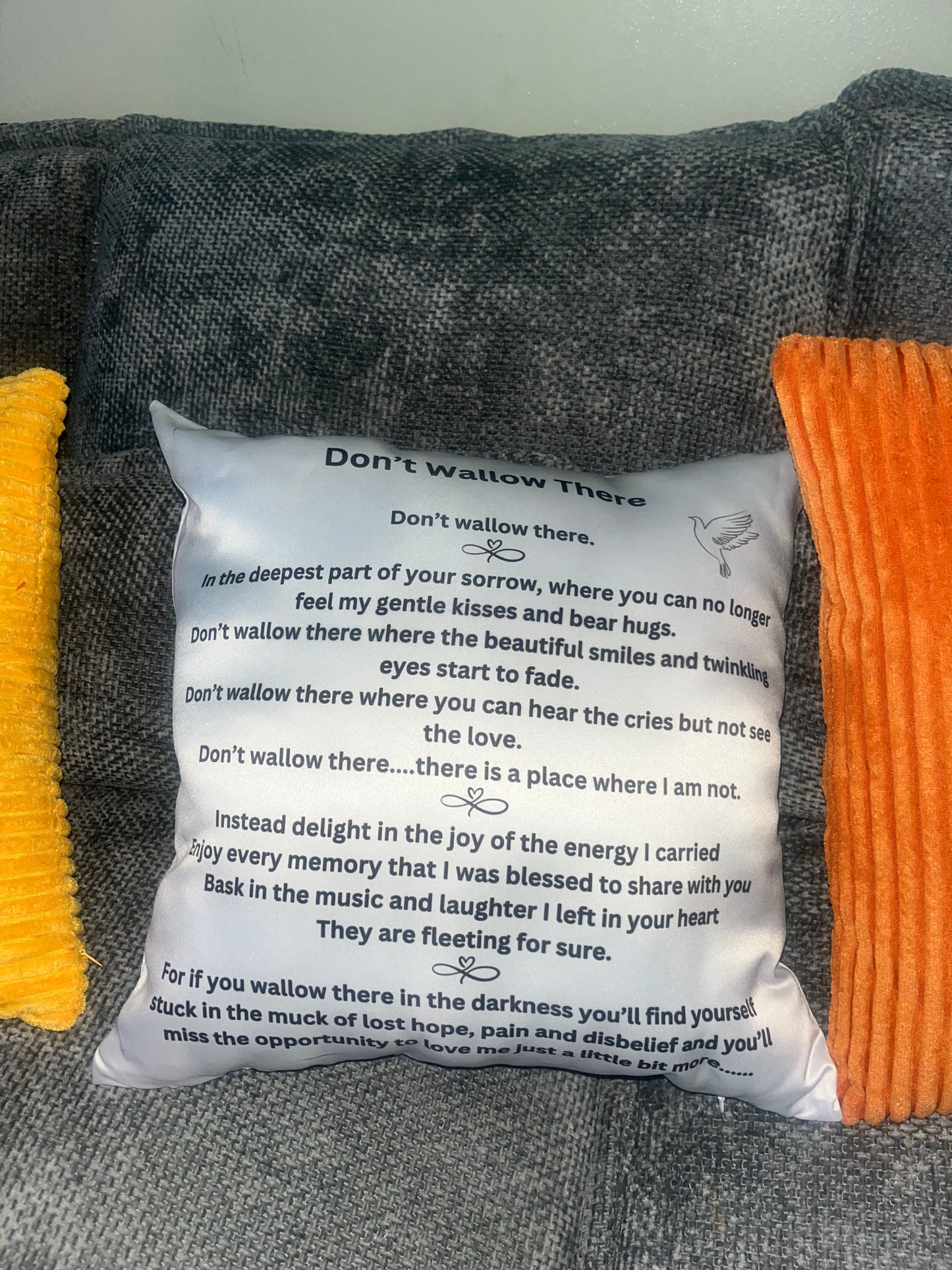 Custom Double-Sided Keepsake Pillow – Designed by You, Made to Remember