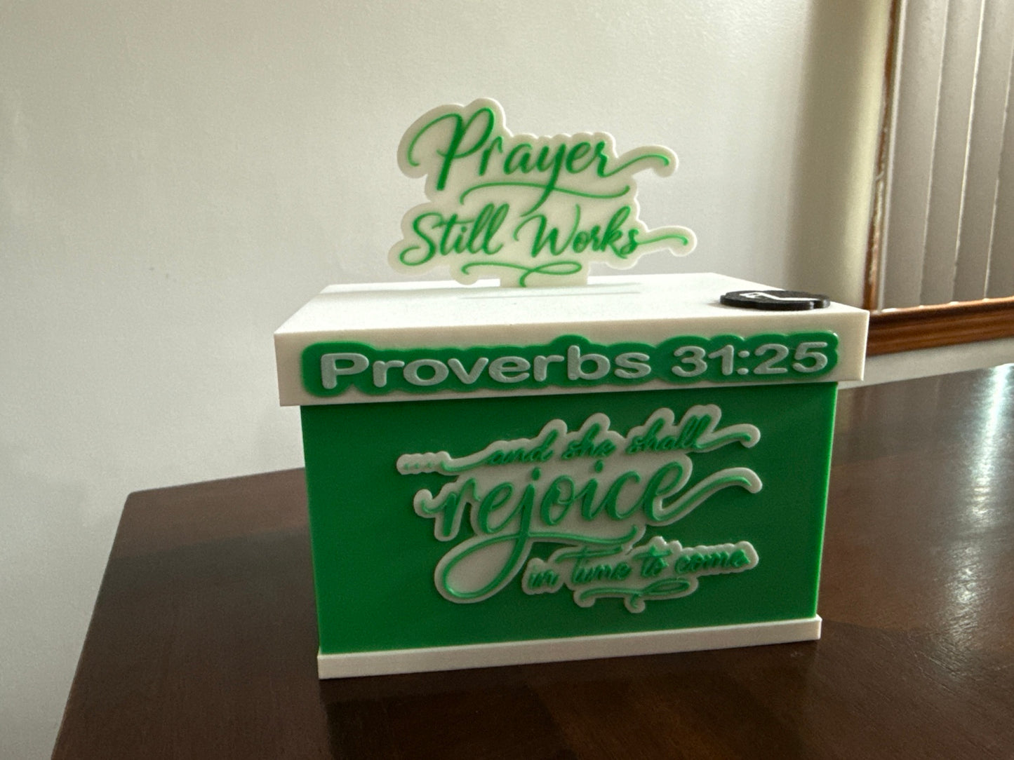 Prayer Box | Faith-Inspired 3D Printed Keepsake with Optional NFC Tag