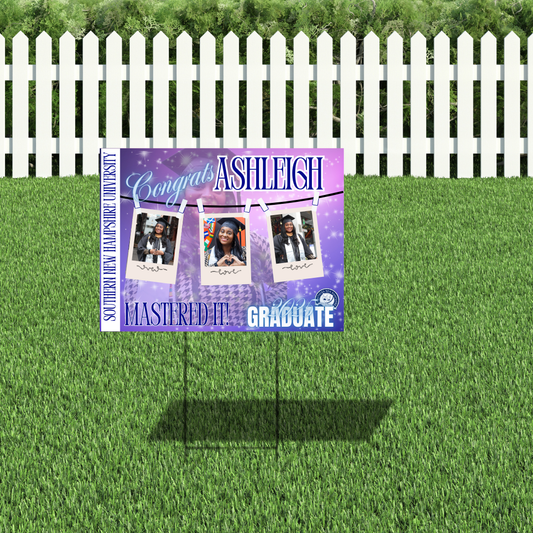 Graduation Yard Sign - Celebrate Loud, Celebrate Proud