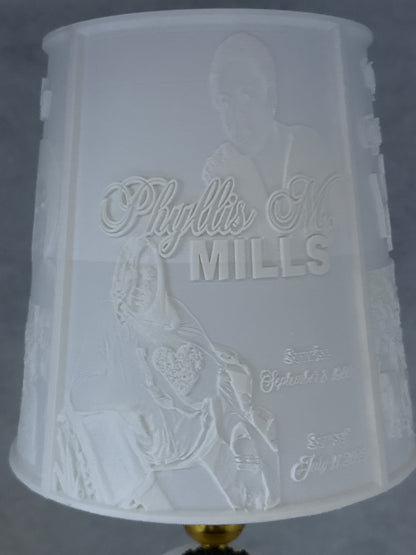 Photograph Litho Lampshade (Please Read Description)