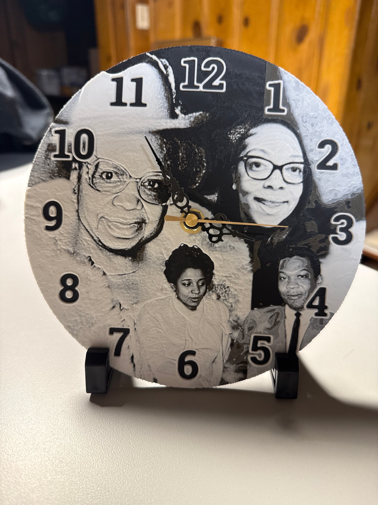 Personalized 3D Printed Clock
