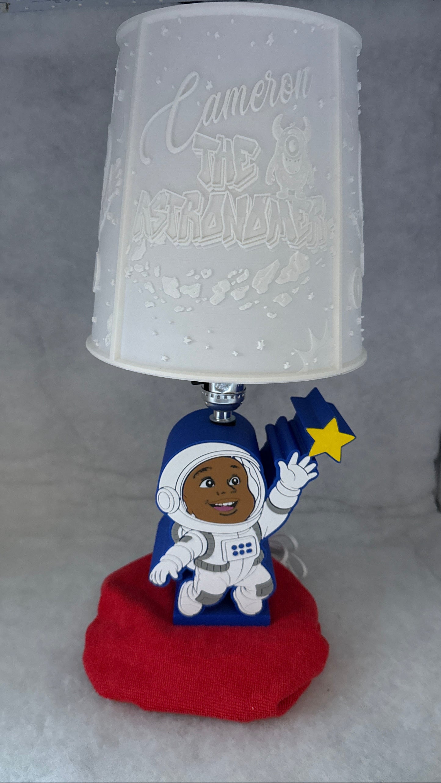 Custom 3D Printed Lamp Base