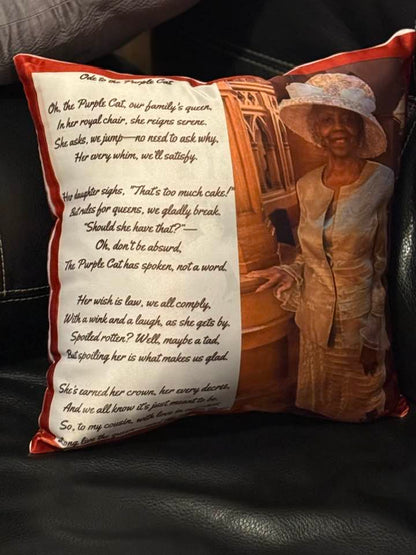 Custom Double-Sided Keepsake Pillow