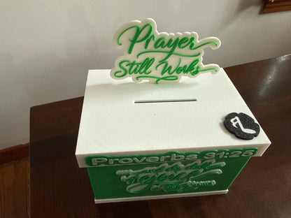 Prayer Box | Faith-Inspired 3D Printed Keepsake with Optional NFC Tag
