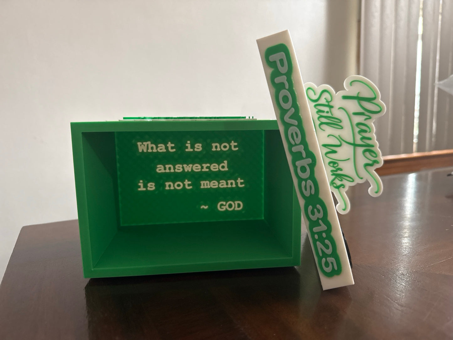 Prayer Box | Faith-Inspired 3D Printed Keepsake with Optional NFC Tag