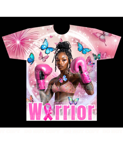 All Over 3D Breast Cancer T-Shirt - ADULT ONLY!