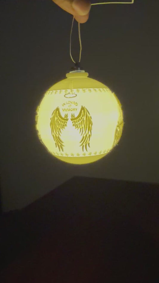 Custom Ball Lithophane Ornament – 3D Printed Holiday Keepsake