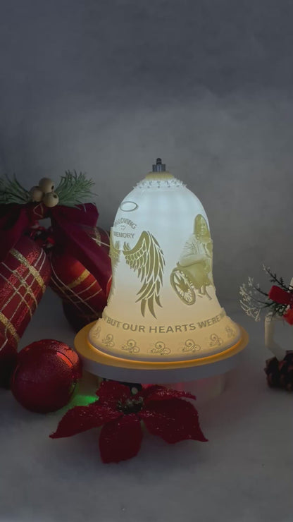 Christmas Bell Lithophane Ornament – 3D Printed Holiday Glow